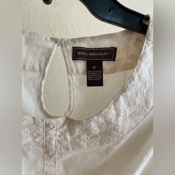 Bit & Bridle Western Embroidered Tank - Picture 2 of 3